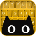 black cat live keyboard backgr android application logo